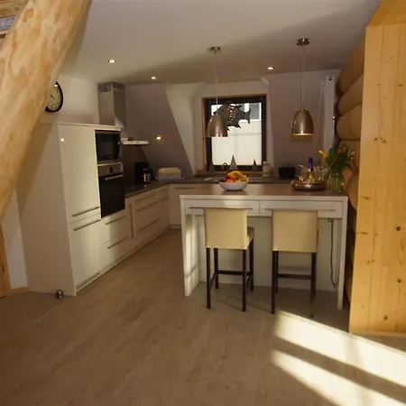 Appartement Holzhaus Usedom Mit Moderner Ausstattung Sauna Und Kamin